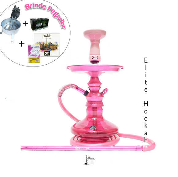 KIT Narguile WIRE JET Completo Rosa
