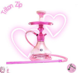 Narguile Triton zip Completo Rosa Pink